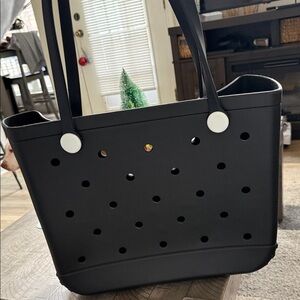 Stylish Black Tote Bag